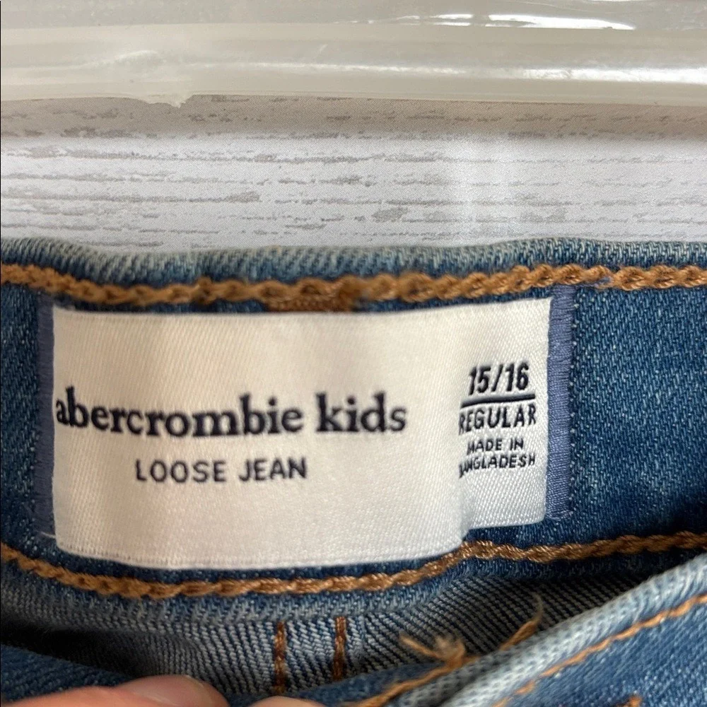 Abercrombie Kids Boys‎ Loose Jean Carpenter Style Size 15/16 NWT